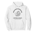 Analogue Nostalgia Letter Stamp Hoodie - Fun Novelty Design Unisex - T-Shirt, Sweatshirt, Hoodie