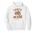 Tonys Bike Repair Clearwater Florida Hoodie - Unique Graphic for Adults - T-Shirt, Sweatshirt, Hoodie