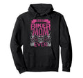 Motorcycle Biker Mom Best Biker Mom Ever Hoodie - Trendy Graphic for Adults - T-Shirt, Sweatshirt, Hoodie