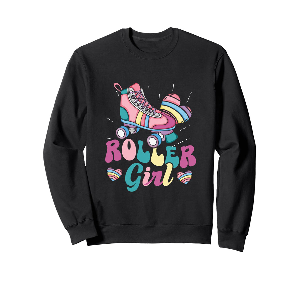 Roller Skater Skating 70S 80S 90S Sweatshirt - Custom Art Print Unisex - T-Shirt, Sweatshirt, Hoodie