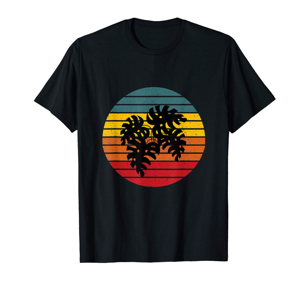Sunset Plant Lady Monstera Deliciosa T-Shirt - Aesthetic Graphic for Adults - T-Shirt, Sweatshirt, Hoodie