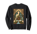 Mother Nature Gaia Goddess Art Sweatshirt - Trendy Graphic for Adults - T-Shirt, Sweatshirt, Hoodie
