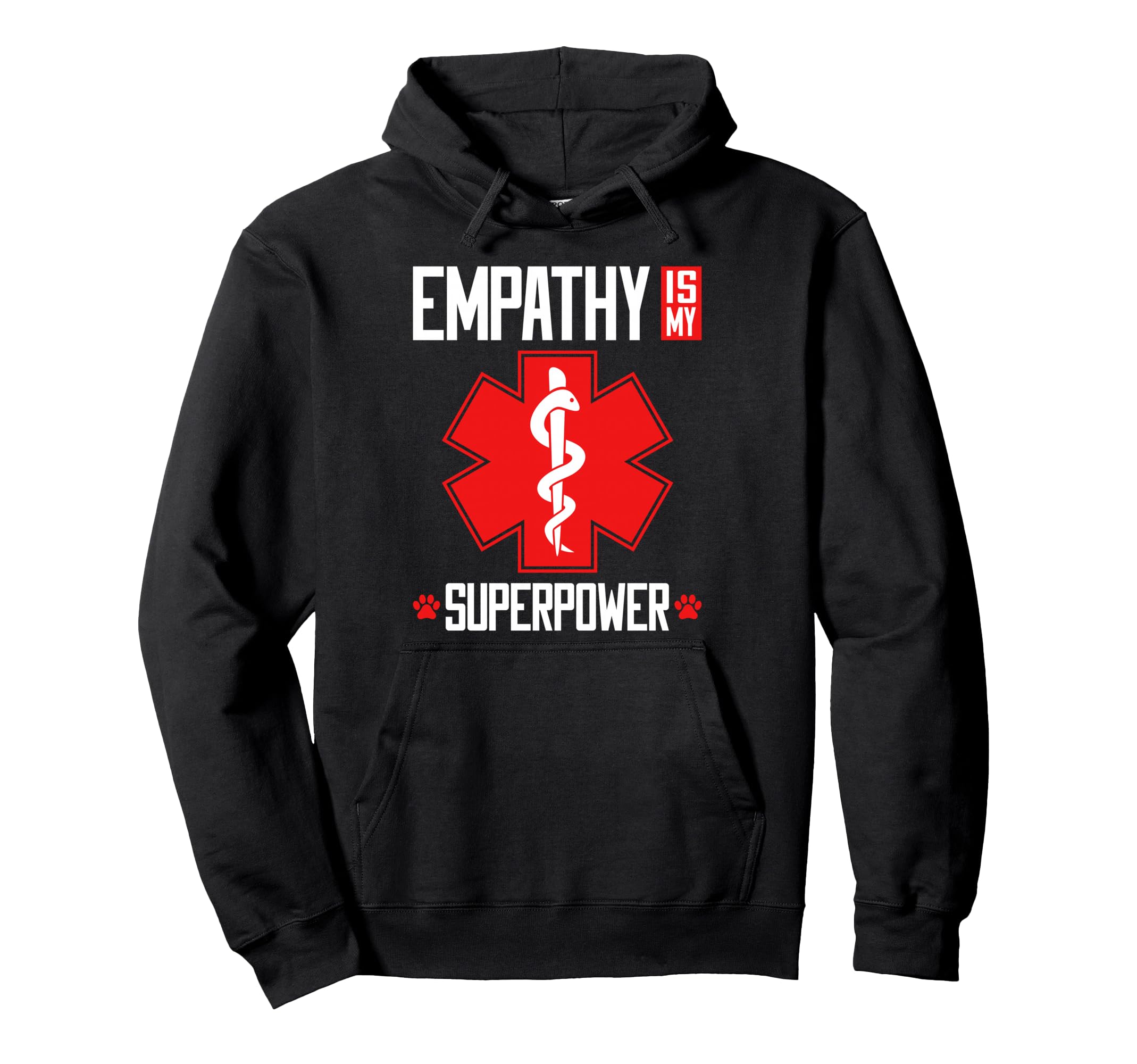 Emotional Support Human Empathy Hoodie - Novelty Apparel for Adults - T-Shirt, Sweatshirt, Hoodie