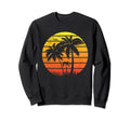 Palm Trees Sunset 70S Summer Sweatshirt - Casual Everyday Wear Men Women - T-Shirt, Sweatshirt, Hoodie
