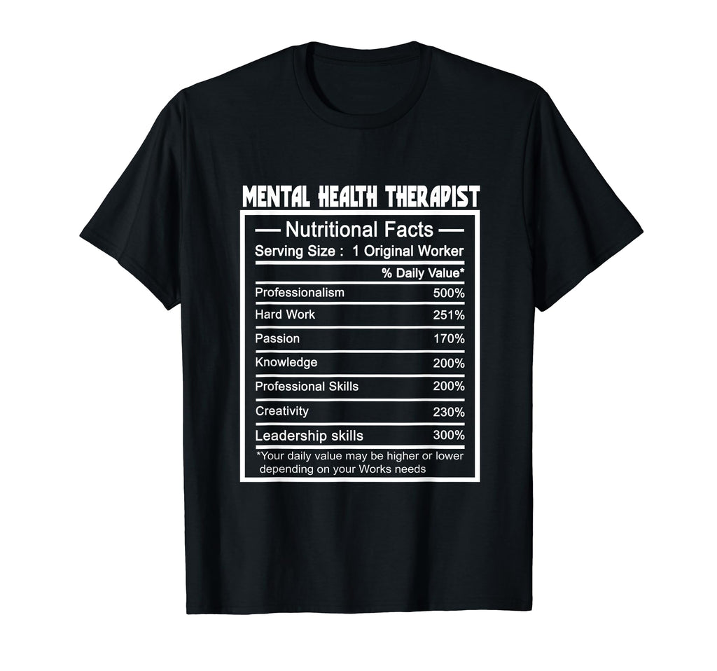 Funny Job Title Nutrition Facts T-Shirt - Casual Everyday Wear Unisex - T-Shirt, Sweatshirt, Hoodie