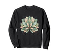 Pastel Lotus Mandala Boho Yoga Sweatshirt - Minimalist Print for Adults - T-Shirt, Sweatshirt, Hoodie