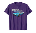 Cars Blue 1970 Challenger Muscle Cars T-Shirt - Custom Art Print Men Women - T-Shirt, Sweatshirt, Hoodie