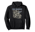 Grandpas Club Biker Grandpa Grandpa Hoodie - Custom Art Print Unisex - T-Shirt, Sweatshirt, Hoodie