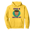 Funny Coffee Yoga Mindfulness Caffeine Hoodie - Fun Novelty Design Unisex - T-Shirt, Sweatshirt, Hoodie