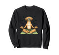 Meditation Dog Yoga Pose Relaxing Sweatshirt - Casual Everyday Wear Unisex - T-Shirt, Sweatshirt, Hoodie