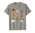 Country Western Halloween Pumpkin Skull T-Shirt - Novelty Apparel Unisex - T-Shirt, Sweatshirt, Hoodie