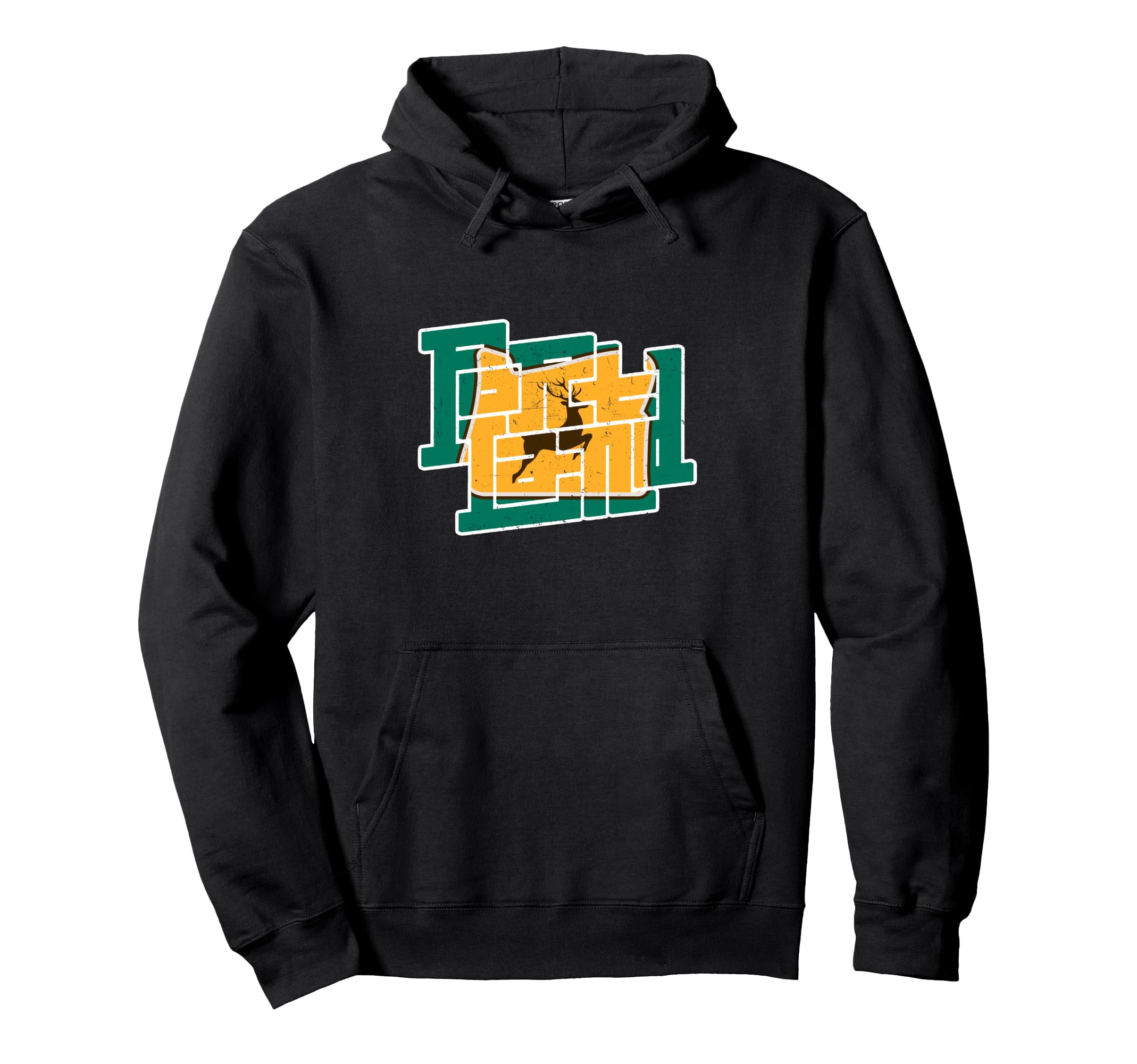 Oregon Map Inside Portland Novelty Hoodie - Unique Graphic for Adults - T-Shirt, Sweatshirt, Hoodie