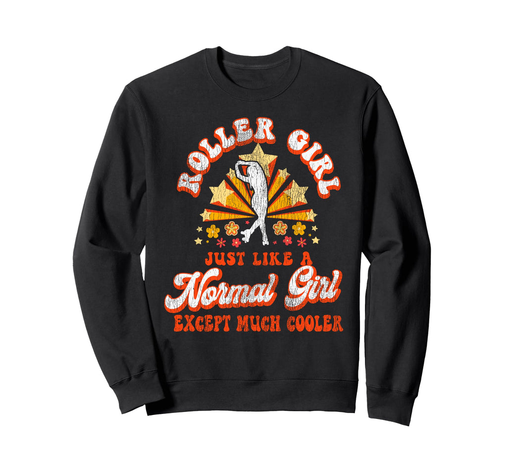 Roller Skating Skate 1970S Sweatshirt - Minimalist Print for Adults - T-Shirt, Sweatshirt, Hoodie