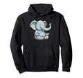 Meditation Elephant Yoga Pose Relaxing Hoodie - Graphic Print for Adults - T-Shirt, Sweatshirt, Hoodie