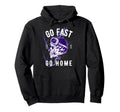 Go Fast Or Go Home Motorcycle Biker Skull Hoodie - Aesthetic Graphic Unisex - T-Shirt, Sweatshirt, Hoodie