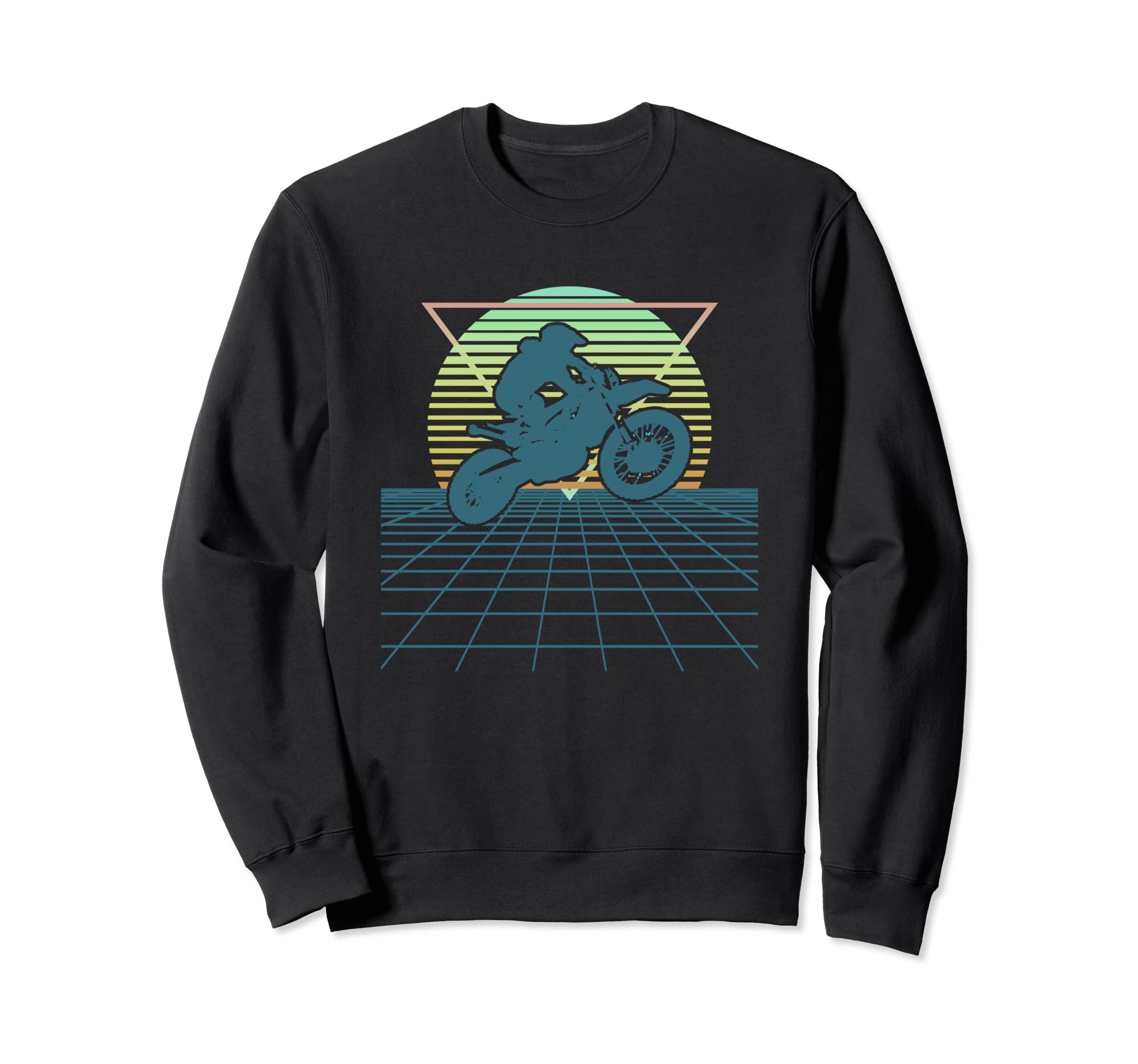 Dirt Bike Riding Motocross Racing 80S Sweatshirt - Graphic Print Unisex - T-Shirt, Sweatshirt, Hoodie