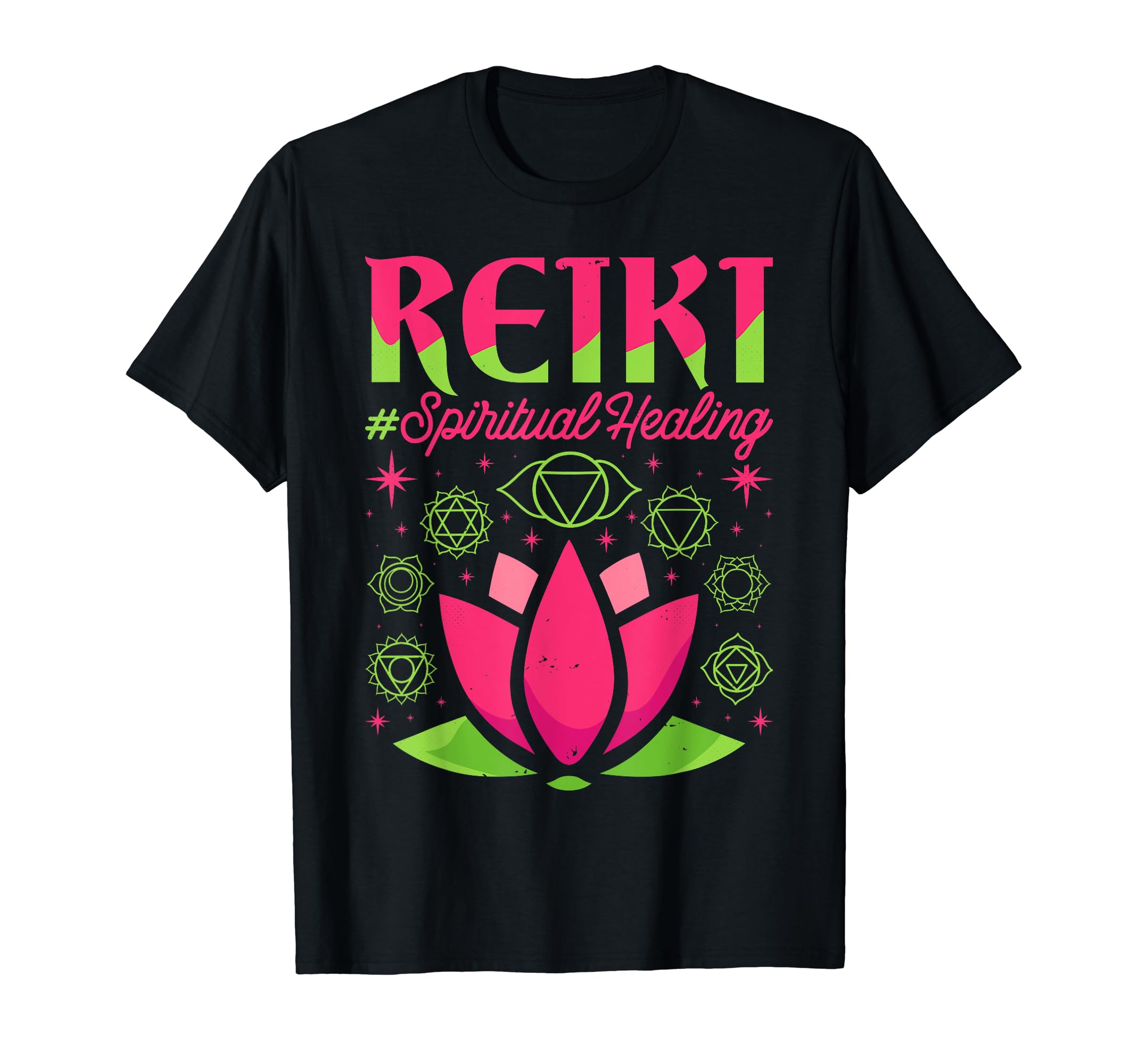Reiki Spiritual Healing Meditation Chakra T-Shirt - Novelty Apparel Unisex - T-Shirt, Sweatshirt, Hoodie