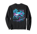 Synthwave Supercar Retrowave 80S Sweatshirt - Custom Art Print Men Women - T-Shirt, Sweatshirt, Hoodie