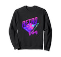 Vibes Synthwave 80S Surfer Wave Sweatshirt - Aesthetic Graphic Men Women - T-Shirt, Sweatshirt, Hoodie