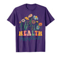 Groovy Wildflower Health Assistant Tees T-Shirt - Graphic Print for Adults - T-Shirt, Sweatshirt, Hoodie