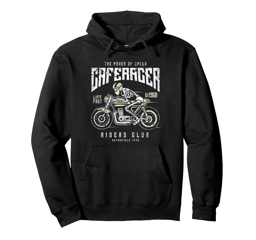 Cafe Racer Motorcycle Race Hoodie - Novelty Apparel Men Women - T-Shirt, Sweatshirt, Hoodie