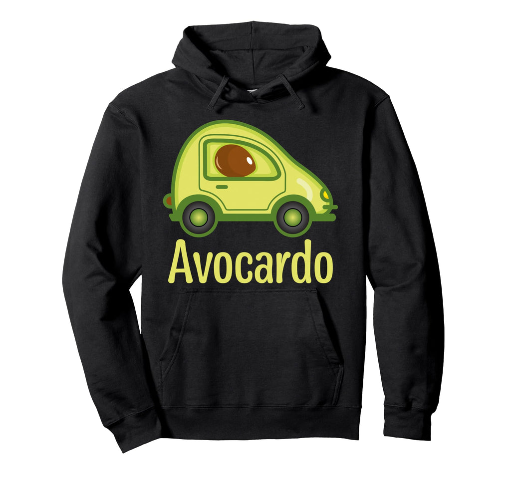 Avocardo Vegan Avocado Car Hoodie - Custom Art Print for Adults - T-Shirt, Sweatshirt, Hoodie