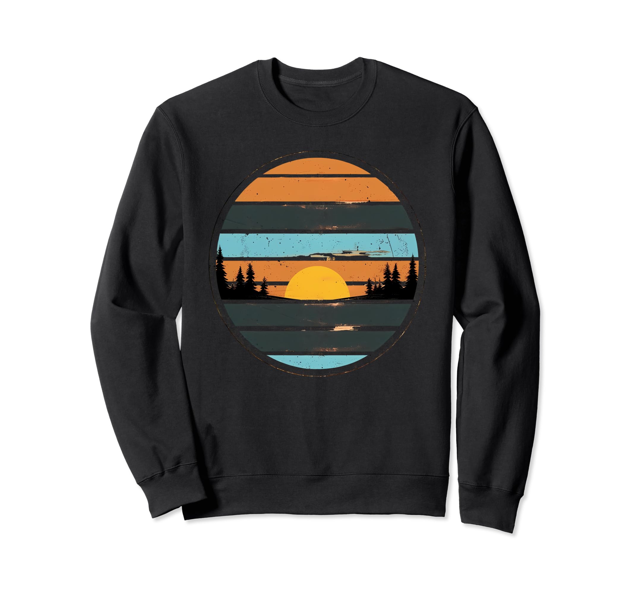 Womens Sunset Sun Casual Sweatshirt - Novelty Apparel Unisex - T-Shirt, Sweatshirt, Hoodie