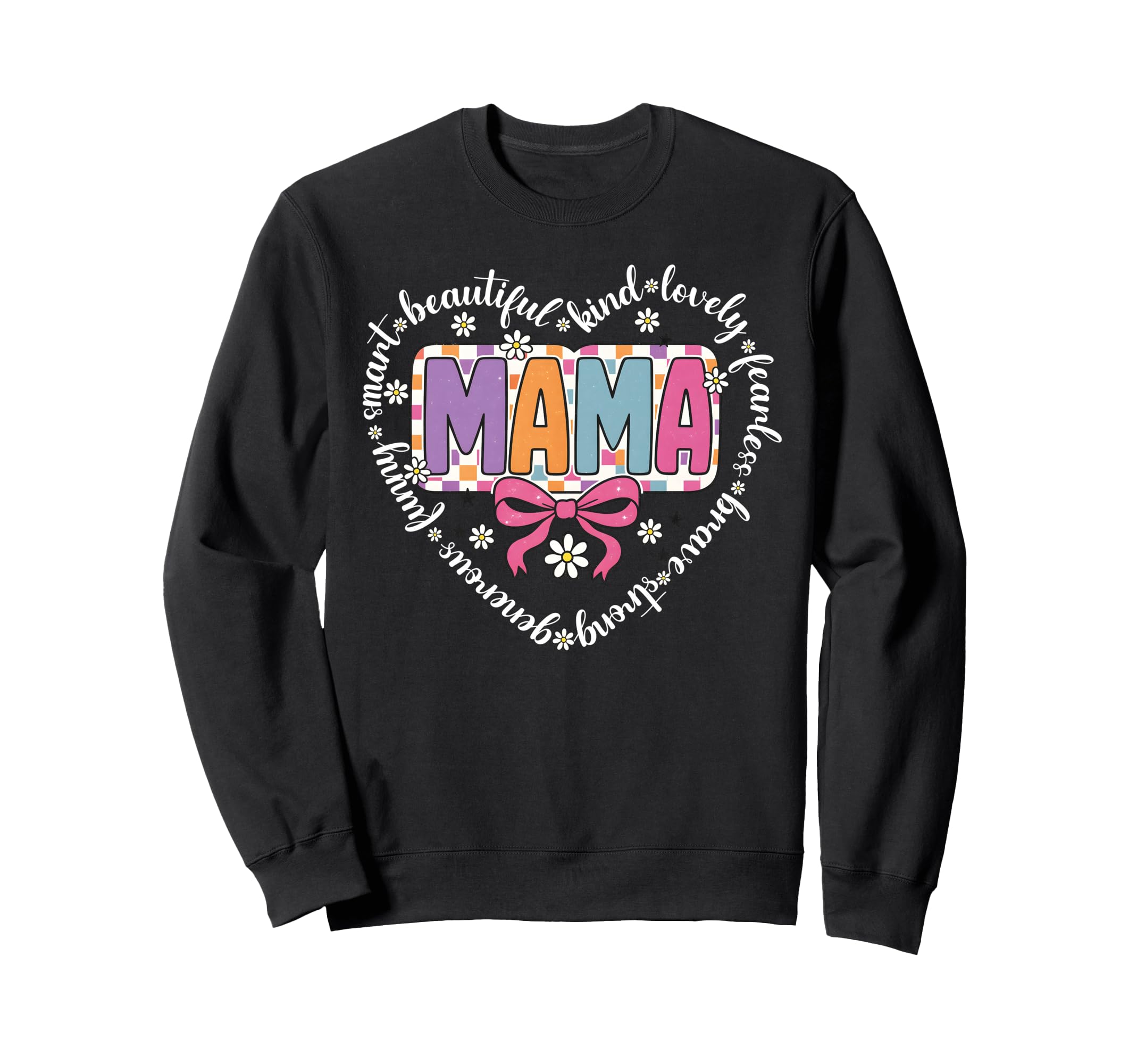 Floral Definition Mom Mama Happy Sweatshirt - Custom Art Print Men Women - T-Shirt, Sweatshirt, Hoodie