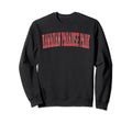 Hawaiian Paradise Park Hi Distressed Red Sweatshirt - Graphic Print Unisex - T-Shirt, Sweatshirt, Hoodie