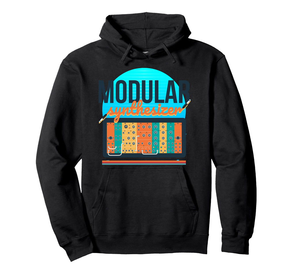 Modular Synthesizer Synthwave 80S Synth Hoodie - Trendy Graphic Men Women - T-Shirt, Sweatshirt, Hoodie