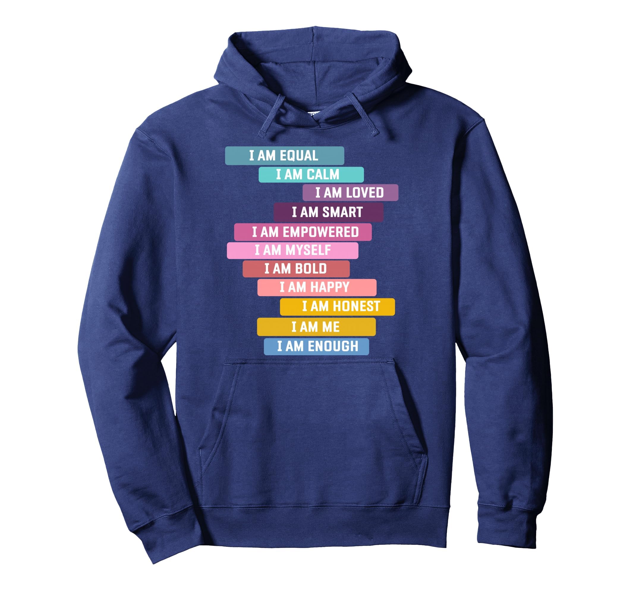 Positive Affirmations Growth Mindset Hoodie - Aesthetic Graphic for Adults - T-Shirt, Sweatshirt, Hoodie