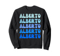 Alberto Name Stack Sweatshirt - Custom Art Print Men Women - T-Shirt, Sweatshirt, Hoodie