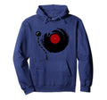 Vinyl Record Player Lp Stylized Vinyl Red Hoodie - Trendy Graphic Unisex - T-Shirt, Sweatshirt, Hoodie
