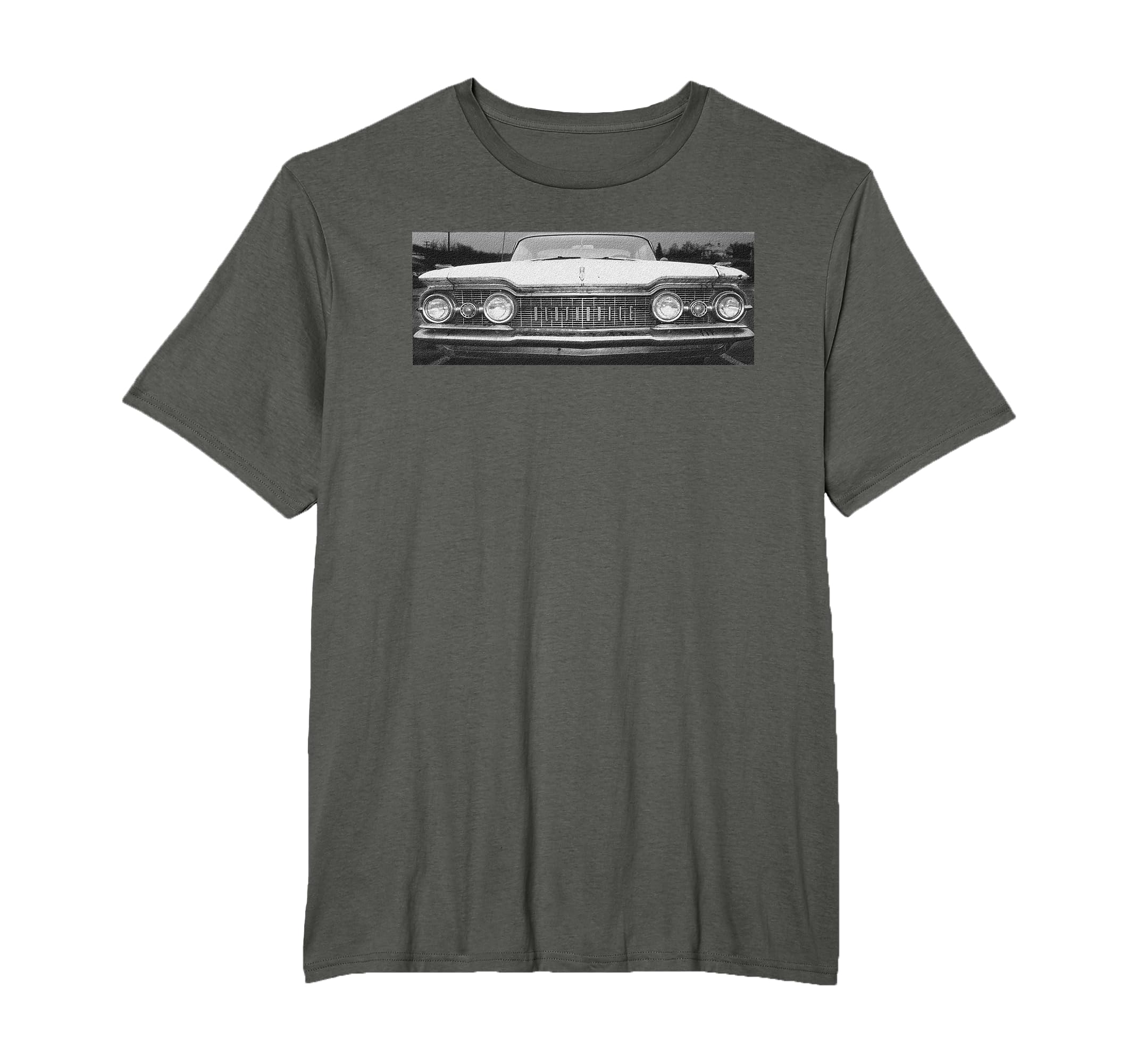 Car Front End Grille Auto Lover T-Shirt - Minimalist Print Men Women - T-Shirt, Sweatshirt, Hoodie