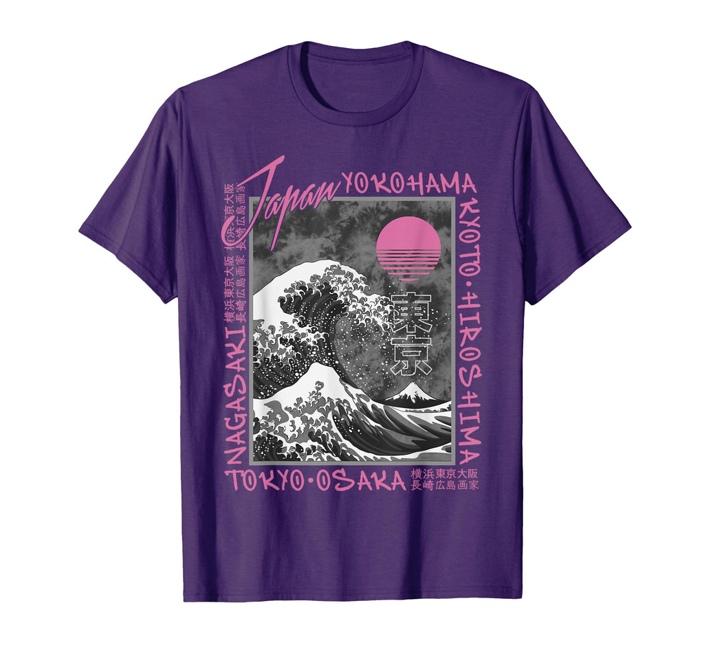 Vaporwave Synthwave 80S Japan Japanese T-Shirt - Graphic Print for Adults - T-Shirt, Sweatshirt, Hoodie