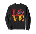 Love Motorcycling Colorful Sweatshirt - Fun Novelty Design Unisex - T-Shirt, Sweatshirt, Hoodie
