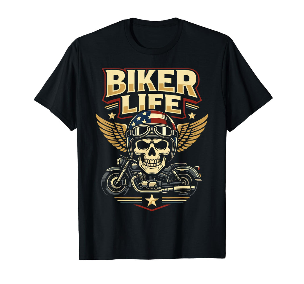 Motorcycle Biker Biker Life T-Shirt - Trendy Graphic for Adults - T-Shirt, Sweatshirt, Hoodie