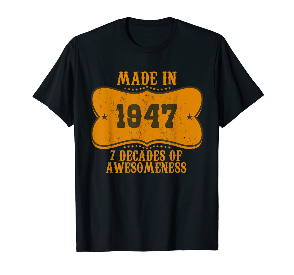 75 Birthday Western Made 1947 T-Shirt - Minimalist Print Unisex - T-Shirt, Sweatshirt, Hoodie