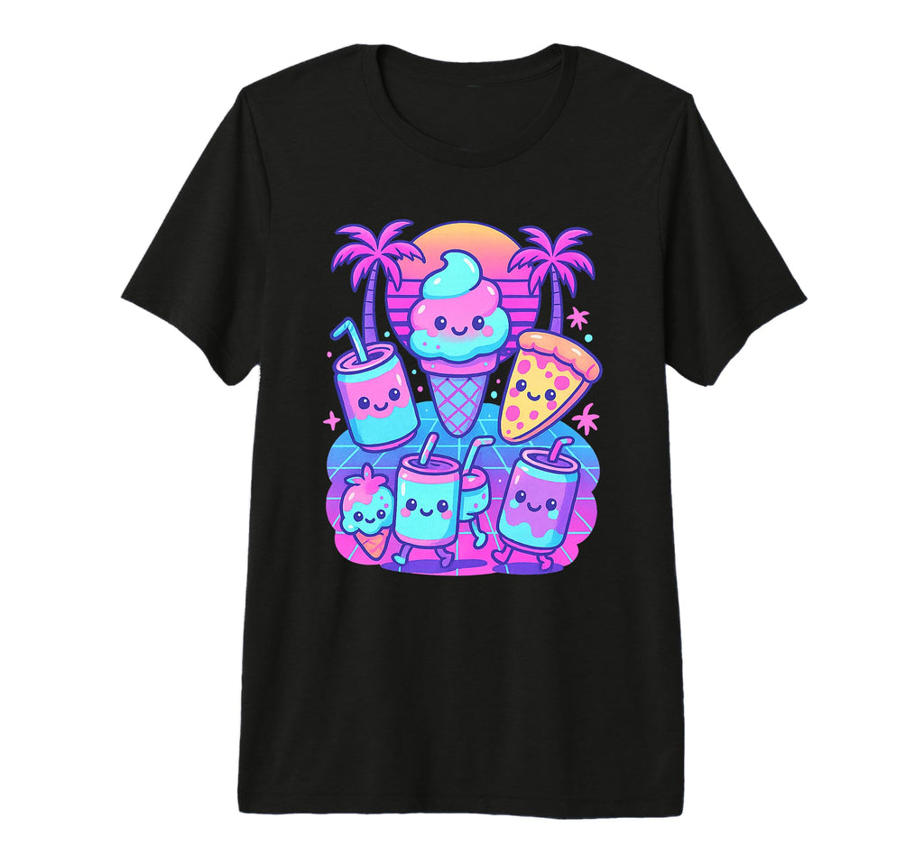 80S Synthwave Tri Blend T-Shirt - Aesthetic Graphic Men Women - T-Shirt, Sweatshirt, Hoodie