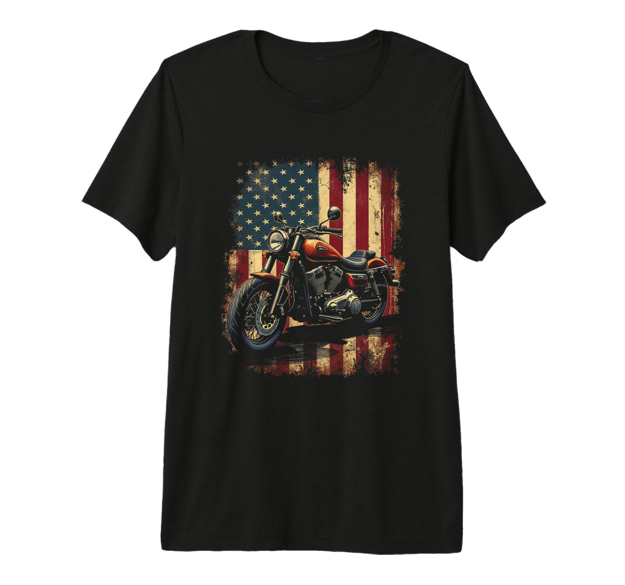 Motorcycle Tri Blend T-Shirt - Casual Everyday Wear Men Women - T-Shirt, Sweatshirt, Hoodie
