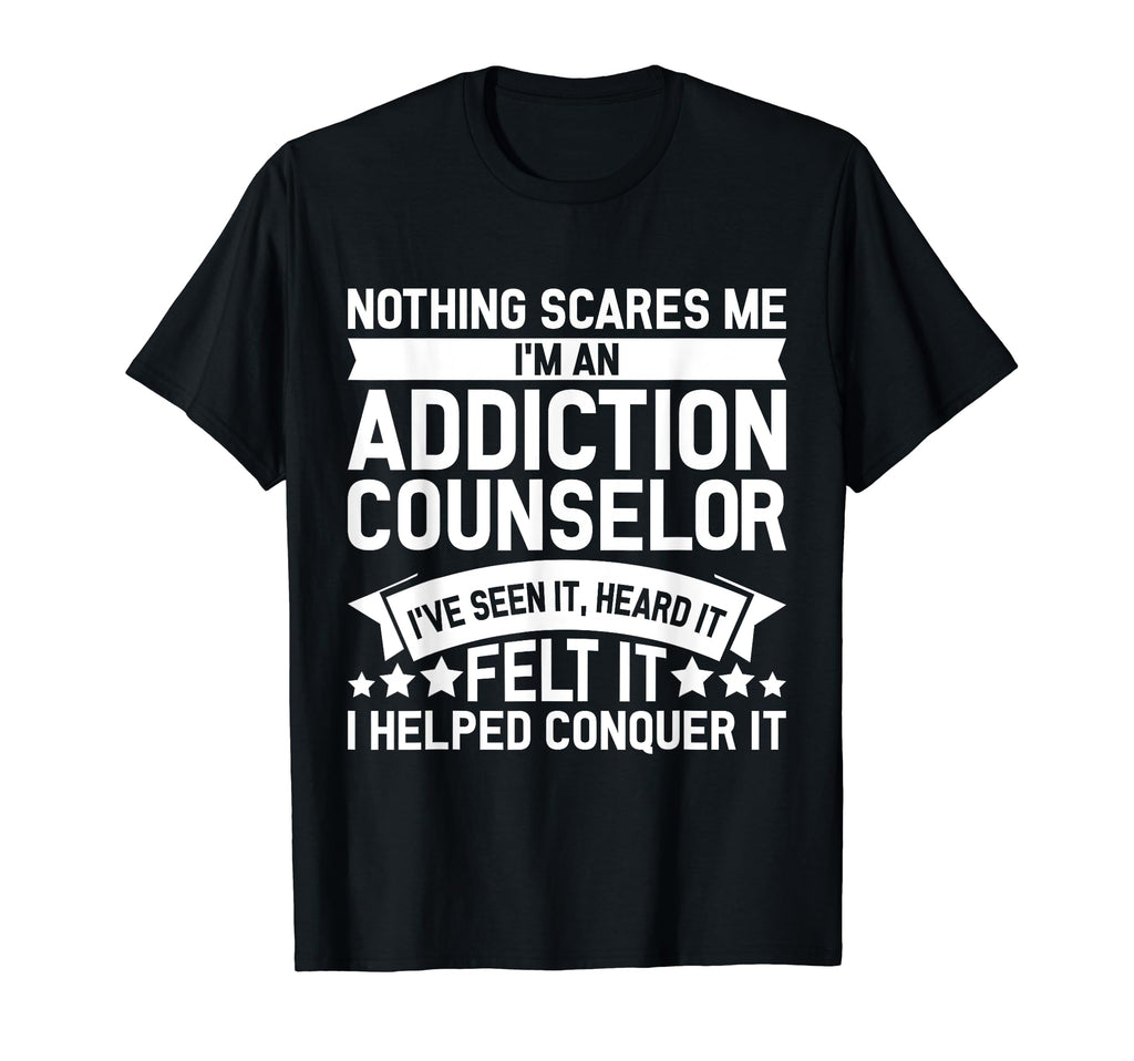 Recovery Addiction Counselor T-Shirt - Minimalist Print Unisex - T-Shirt, Sweatshirt, Hoodie
