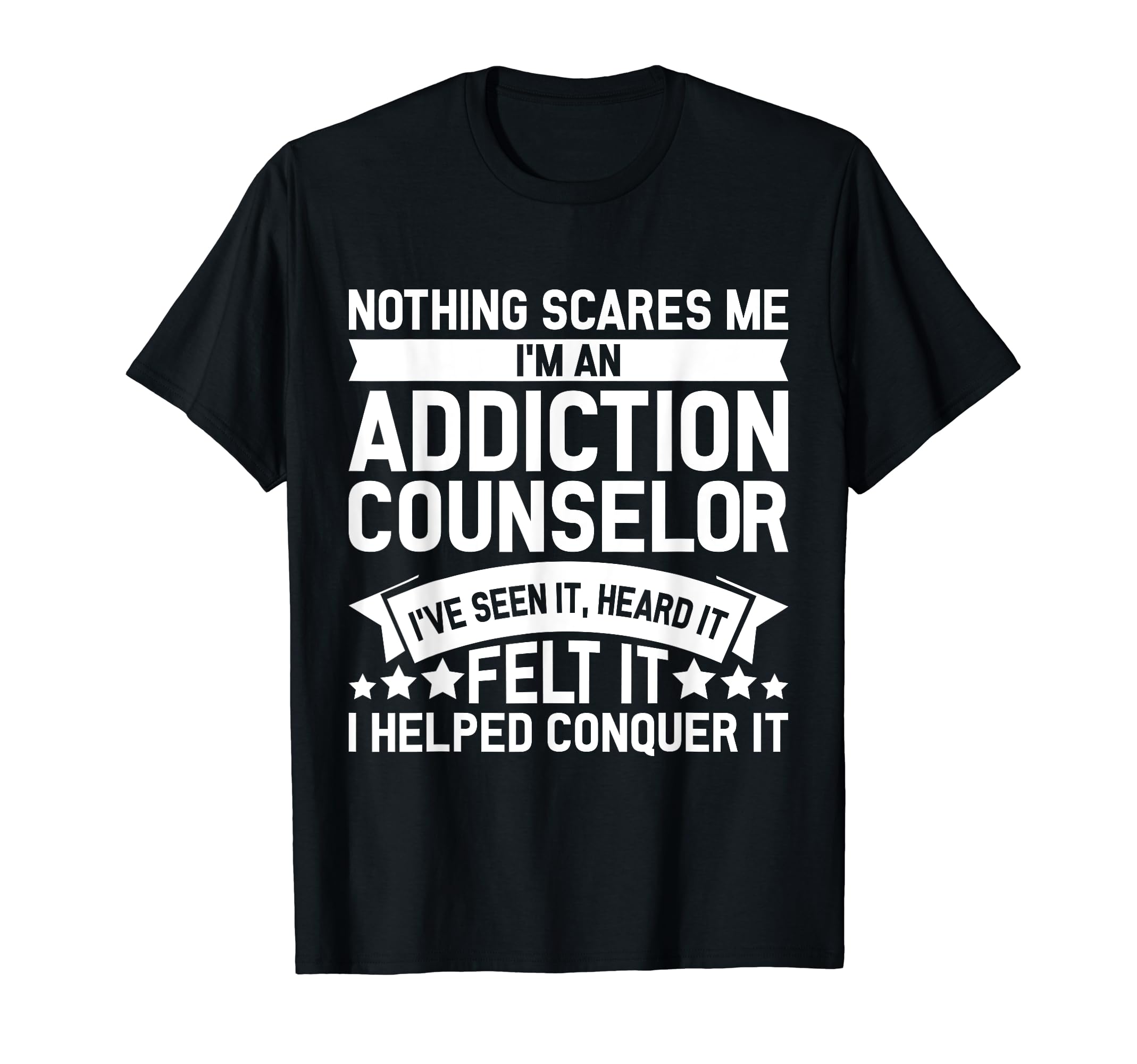Recovery Addiction Counselor T-Shirt - Minimalist Print Unisex - T-Shirt, Sweatshirt, Hoodie