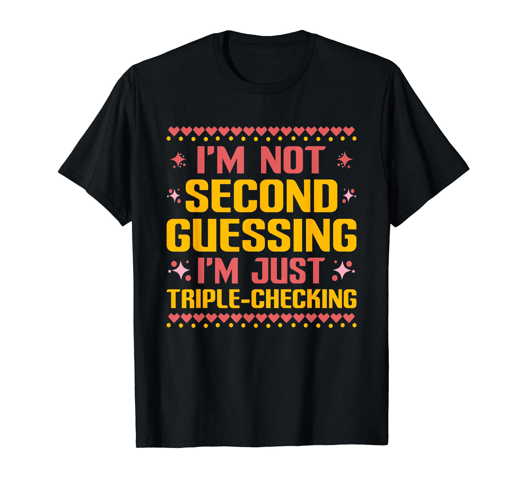 Overthinking Overthinker Funny T-Shirt - Minimalist Print for Adults - T-Shirt, Sweatshirt, Hoodie