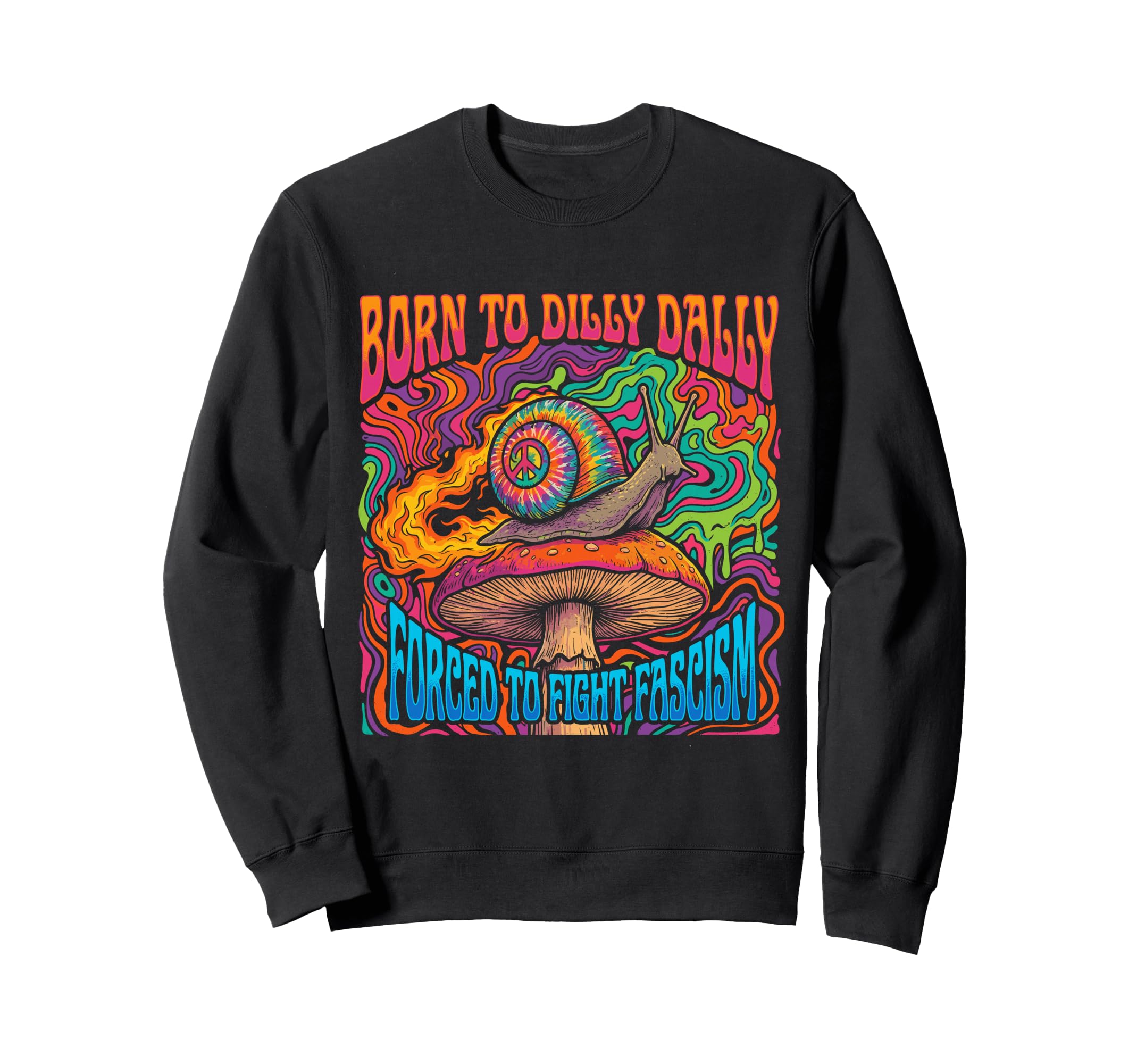 Born To Dilly Dally Forced To Sweatshirt - Minimalist Print Men Women - T-Shirt, Sweatshirt, Hoodie