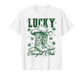St Patricks Day Cowboy Lucky Cowgirl T-Shirt - Aesthetic Graphic Men Women - T-Shirt, Sweatshirt, Hoodie