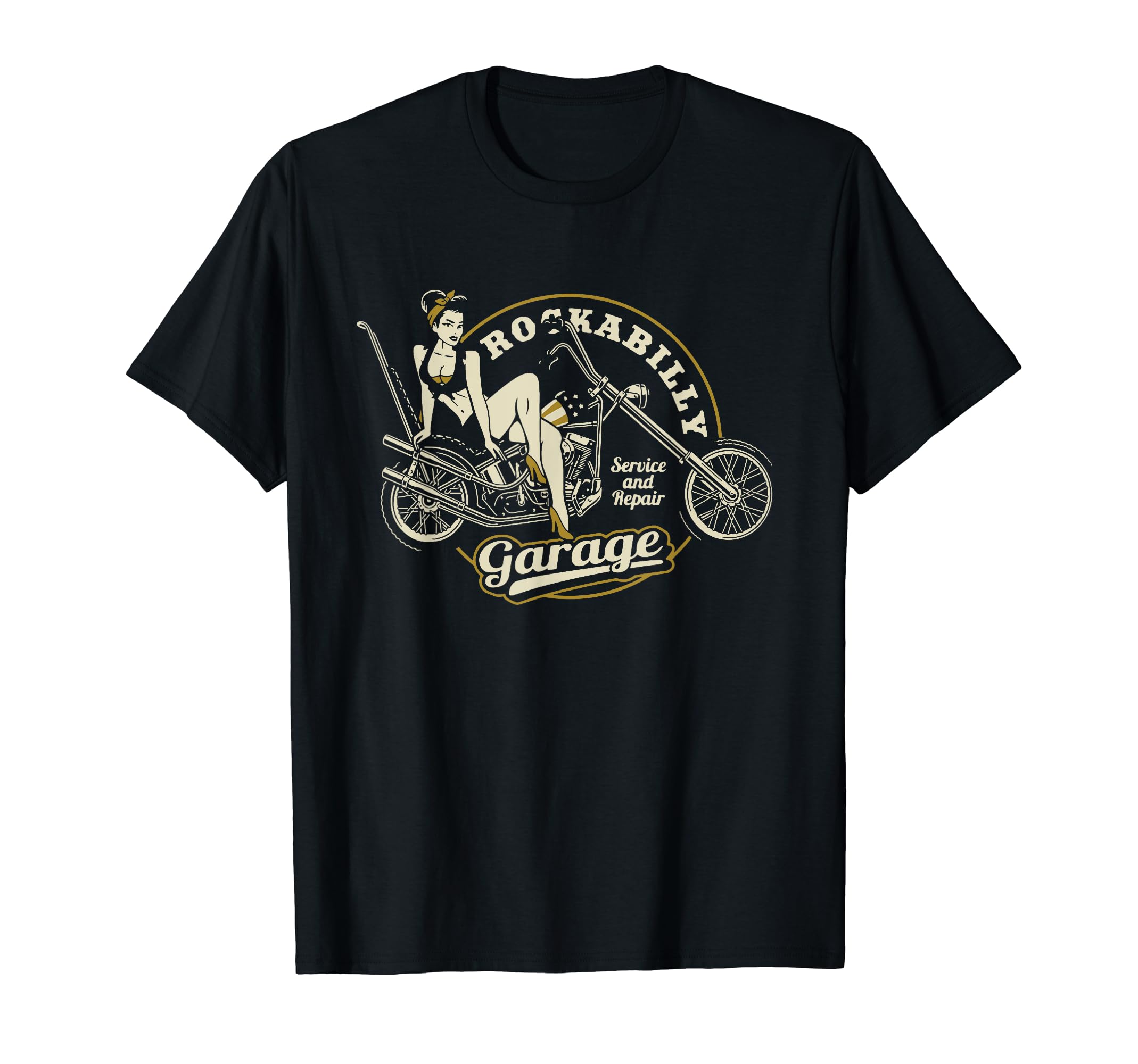 Motorcycle Chopper T-Shirt - Unique Graphic for Adults - T-Shirt, Sweatshirt, Hoodie