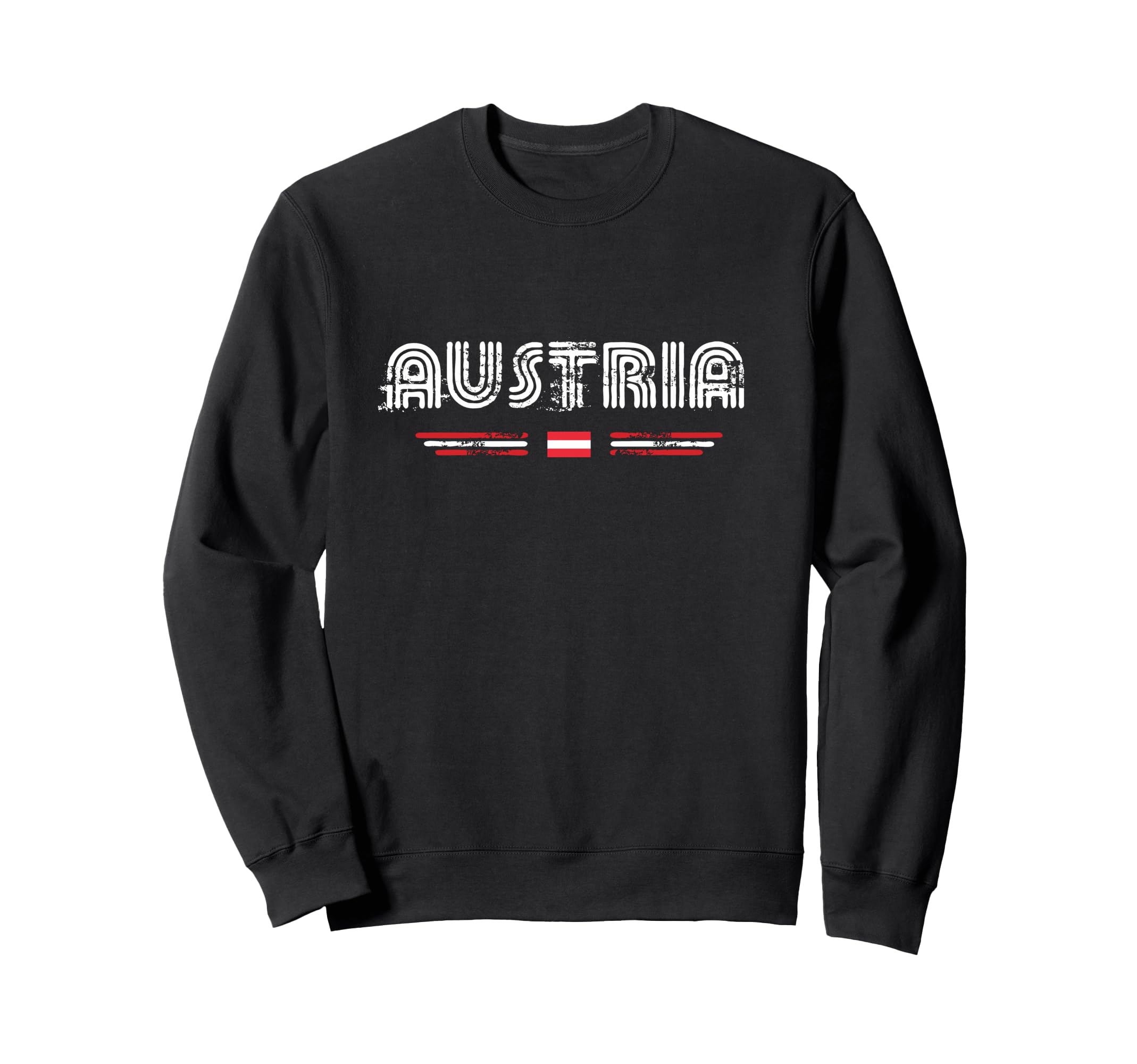 Austria 70S 80S Type Flag Sweatshirt - Streetwear Style Men Women - T-Shirt, Sweatshirt, Hoodie