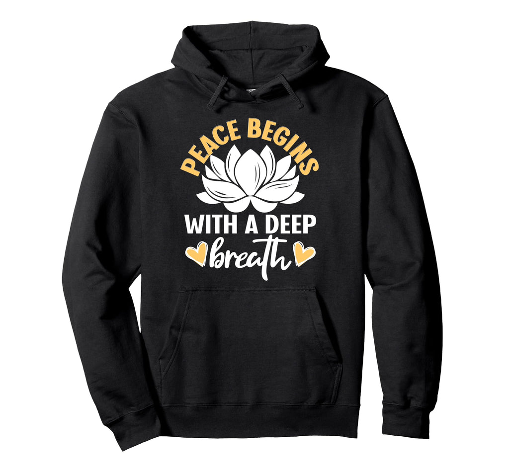 Meditation Yoga Spiritual Peace Namaste Hoodie - Custom Art Print Unisex - T-Shirt, Sweatshirt, Hoodie