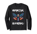 Antisocial Butterfly Funny Death T-Shirt - Fun Novelty Design for Adults - T-Shirt, Sweatshirt, Hoodie