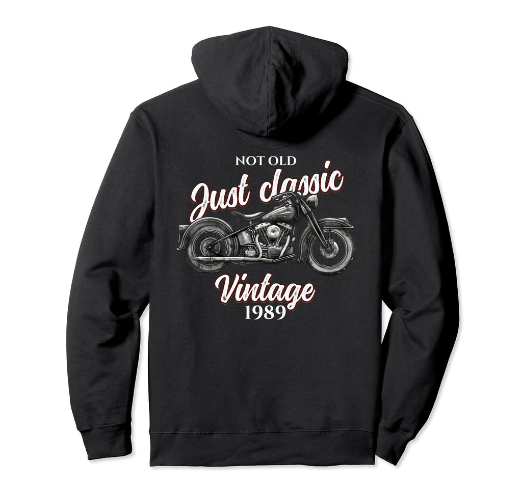 35Th Birthday Gift Motorcycle Hoodie - Custom Art Print for Adults - T-Shirt, Sweatshirt, Hoodie